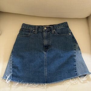 Women’s size 26 Madewell denim skirt